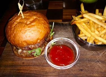The Kettner Exchange signature dishes Pig Mac
Roasted Mary’s Half Duck
Double Bone-In Pork Chop